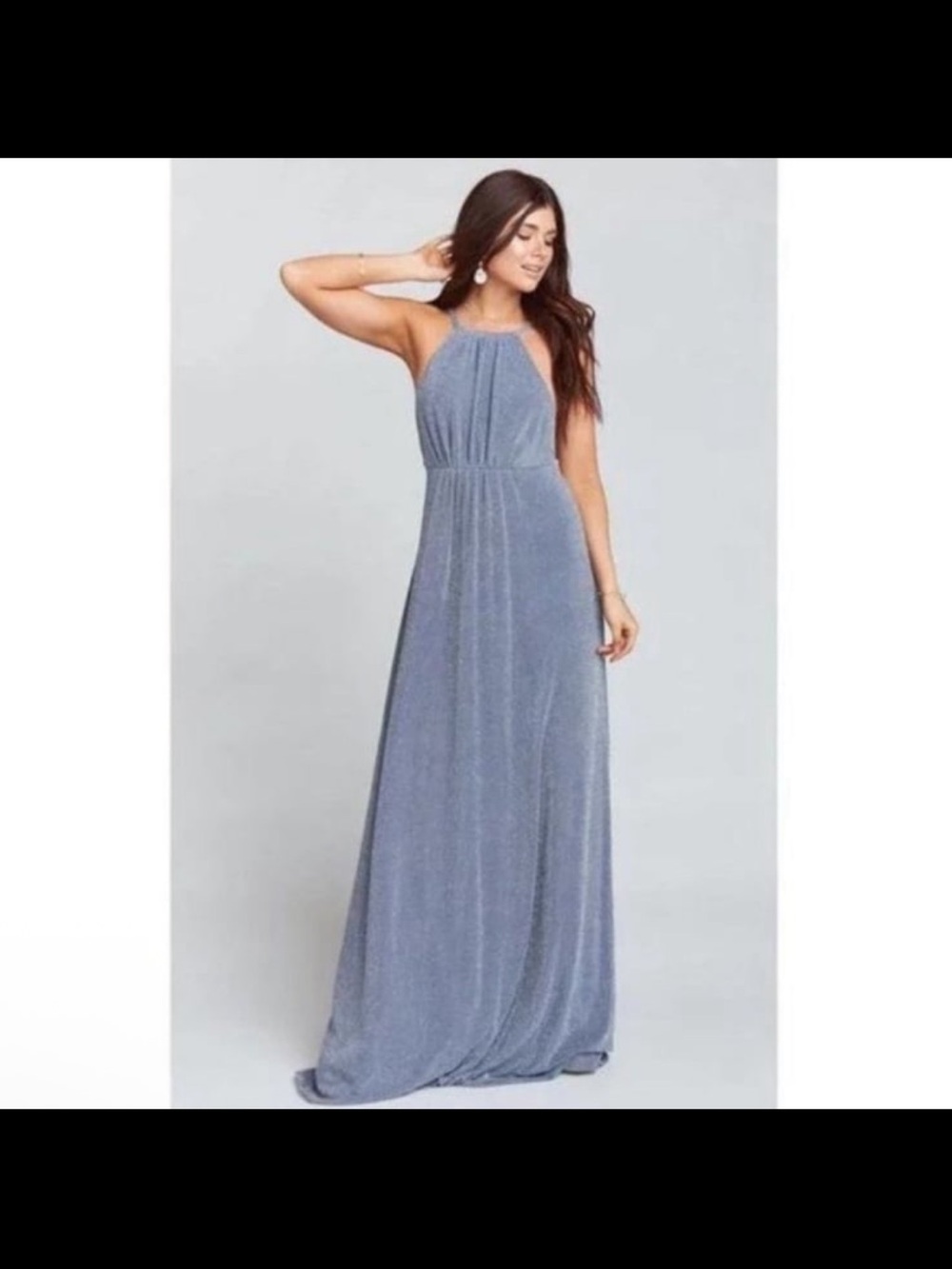 Show Me Your MuMu Amanda Maxi Dress Dancing Queen Shine Smoke